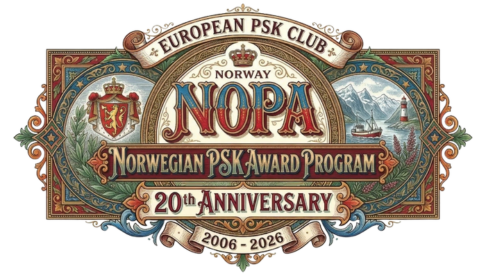 Norwegian PSK Award Program logo